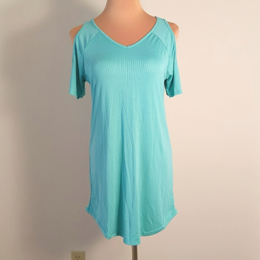 Dolce Bianca Cold Shoulder Dress, S, NWT